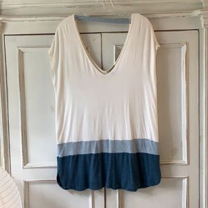Anthropologie color block tunic